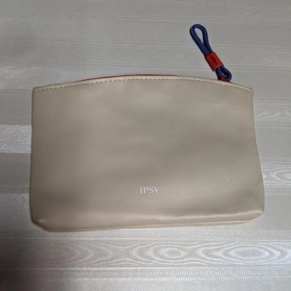 ipsy Makeup Trinket Travel Beauty Bag Beige Girls Toiletries Women She Her